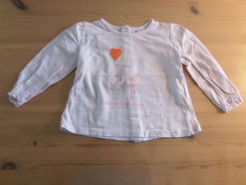 t-shirt rose pâle