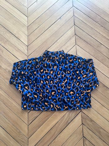 Pull Léopard Zara crop S