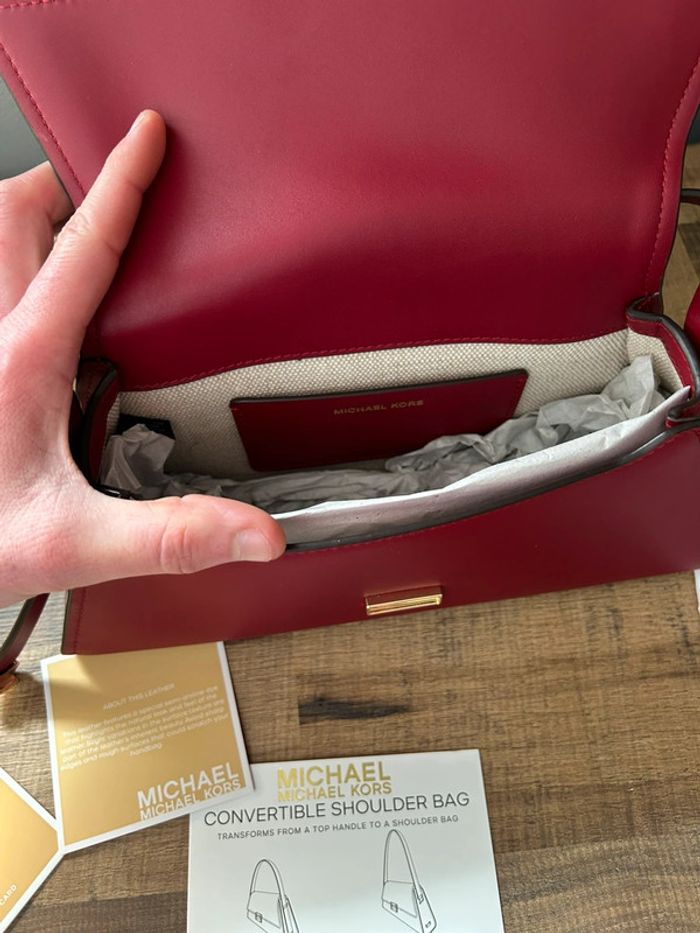 Sac à main / épaule Michael Kors Bordeaux neuf - photo numéro 7