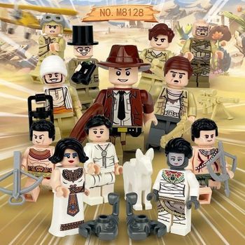 Lot figurine Indiana Jones neufs sous plastique block les aventuriers de l arche perdue