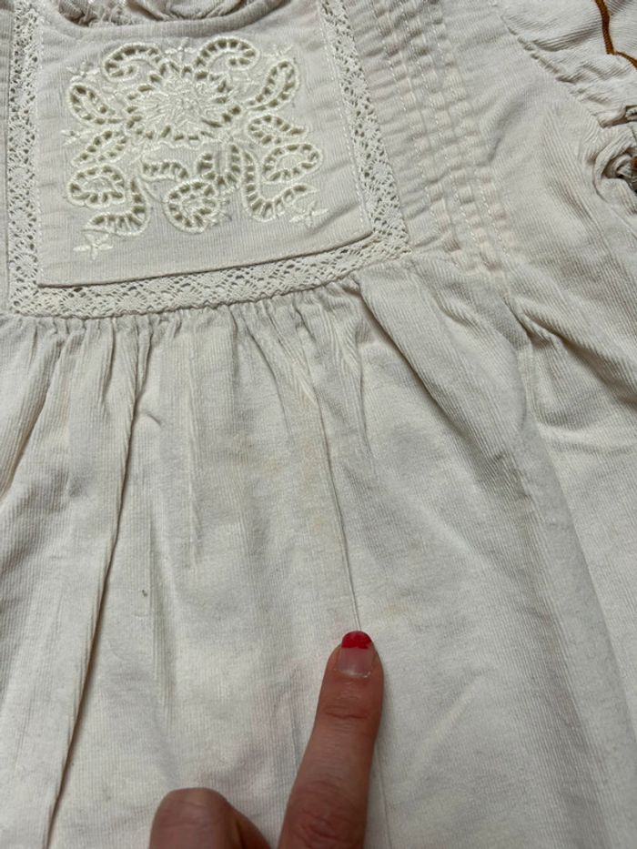 Robe velours Zara 12/18 mois - photo numéro 3