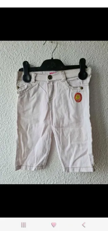 pantalon fin blanc pick ouic