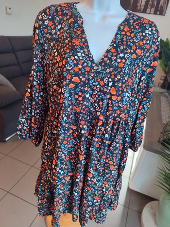 Robe fluide fleurie