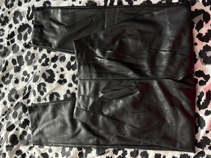 pantalon droit similicuir - photo numéro 3