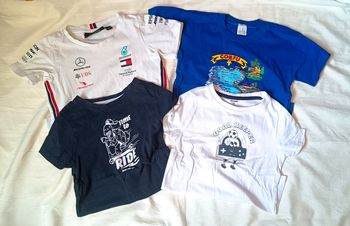 Lot T-shirt garçon manches courtes 4 ans 