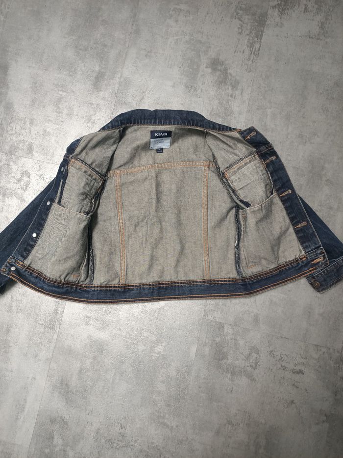 Veste en jeans bleu foncé - photo numéro 2