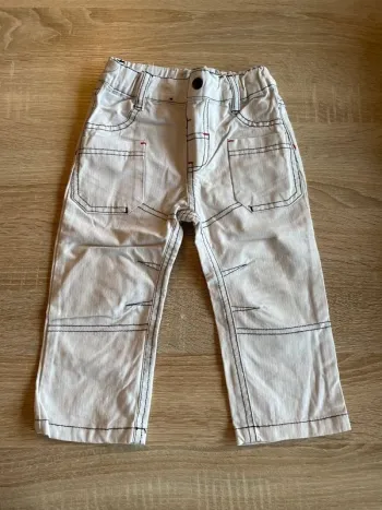jeans blanc 18 mois