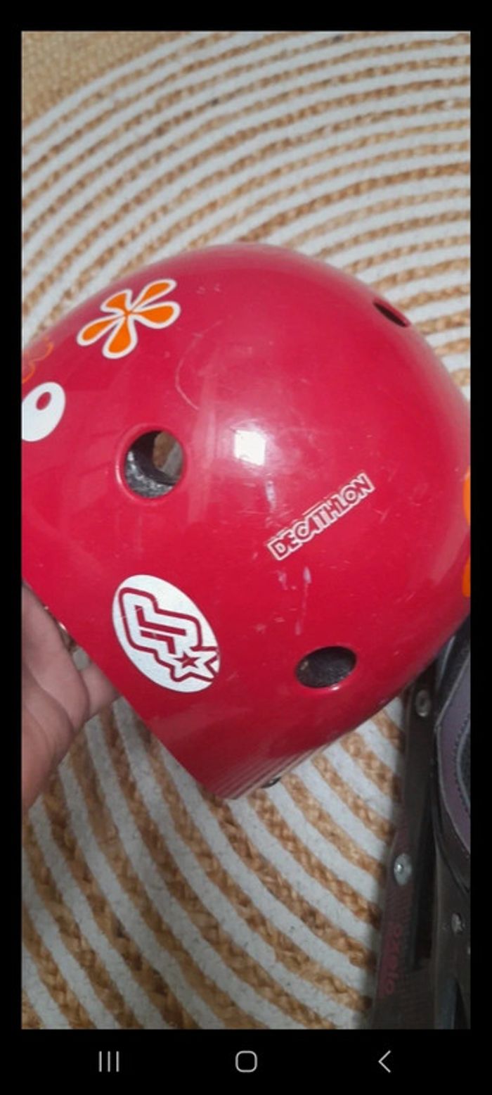 Roller en ligne Oxelo et casque - photo numéro 8