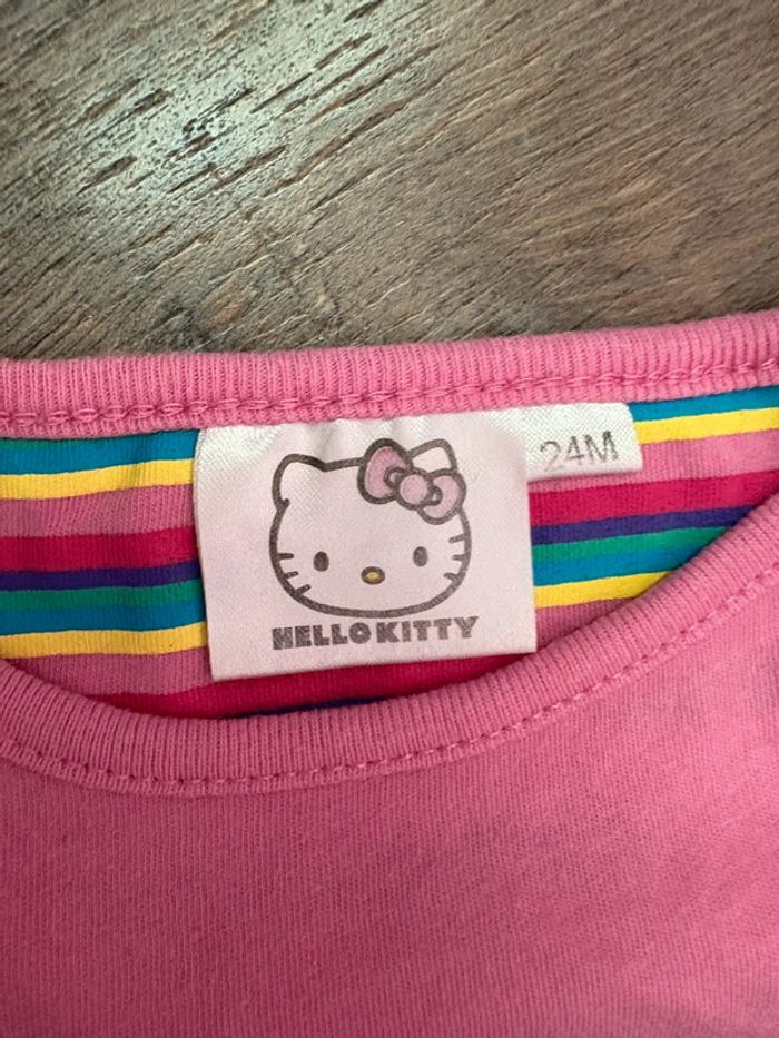 Pull rose coloré Hello Kitty 2 ans - photo numéro 3