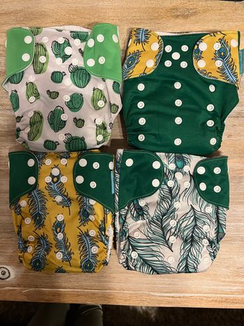 Couches lavables  ajustables de 0 à 2 ans  happy flute