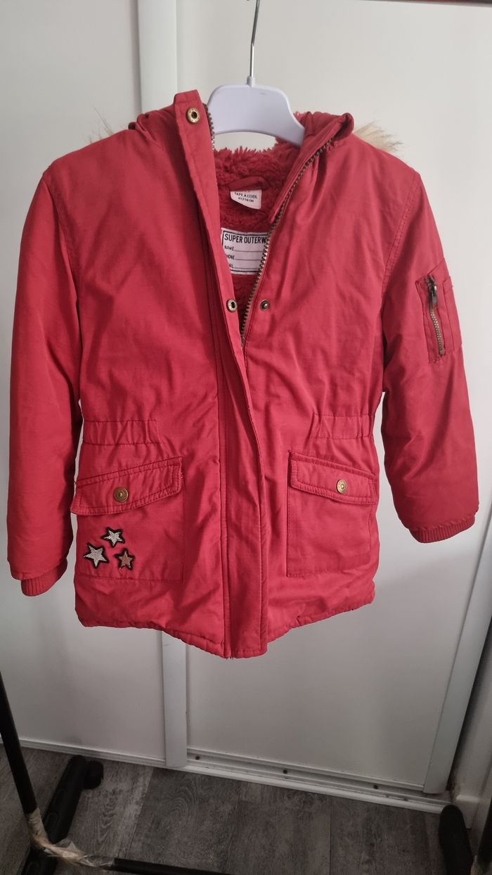 Manteau fille rouge TAO - photo numéro 2
