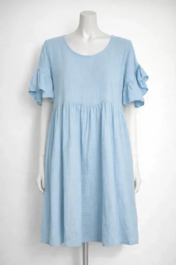 Robe bleu ciel légère été NEUF