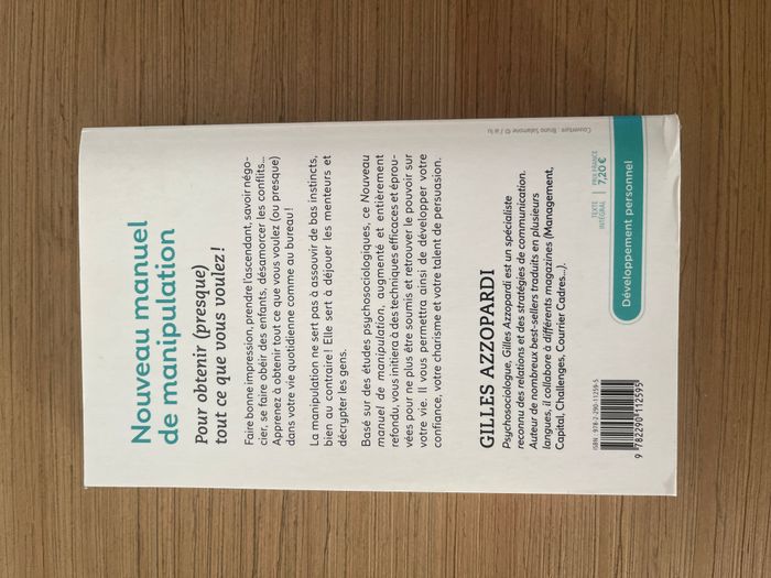 Nouveau manuel de manipulation - Gilles Azzopardi - photo numéro 2