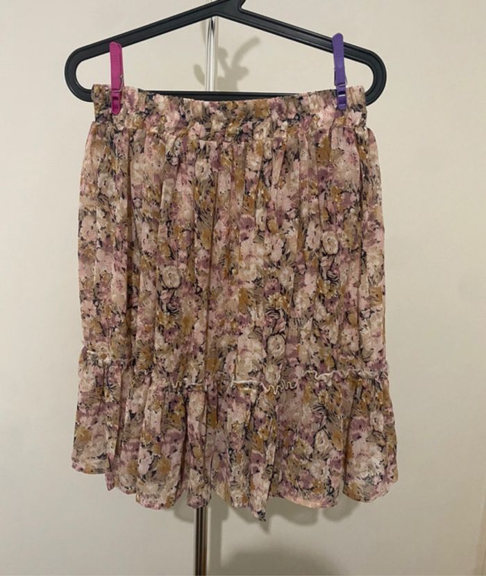 Jupe fleuris taille M