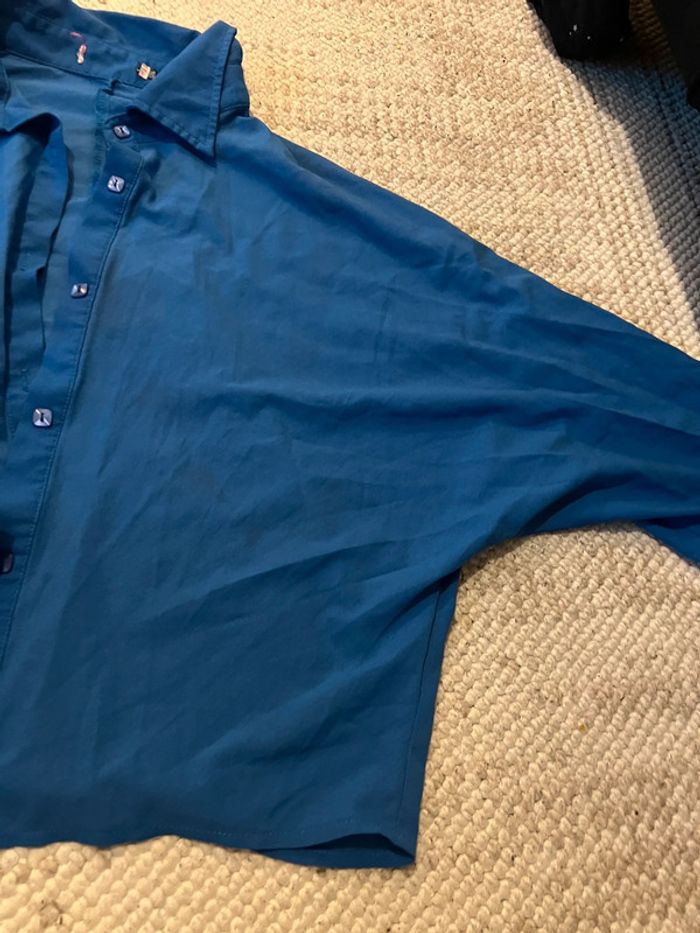 Chemise bleu taille S/M - photo numéro 3