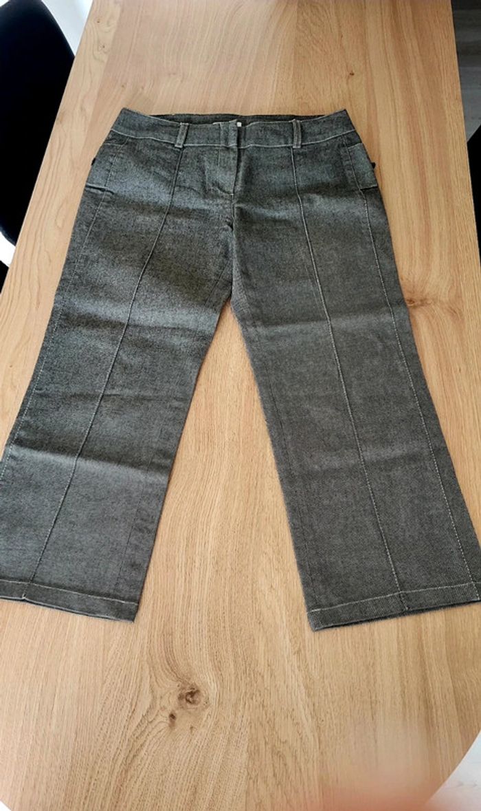 🟣 Pantacourt Gris Neuf Promod en 42 🟣 - photo numéro 5