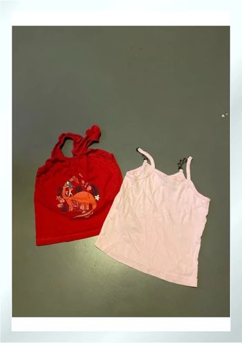 Lot débardeurs 2 ans