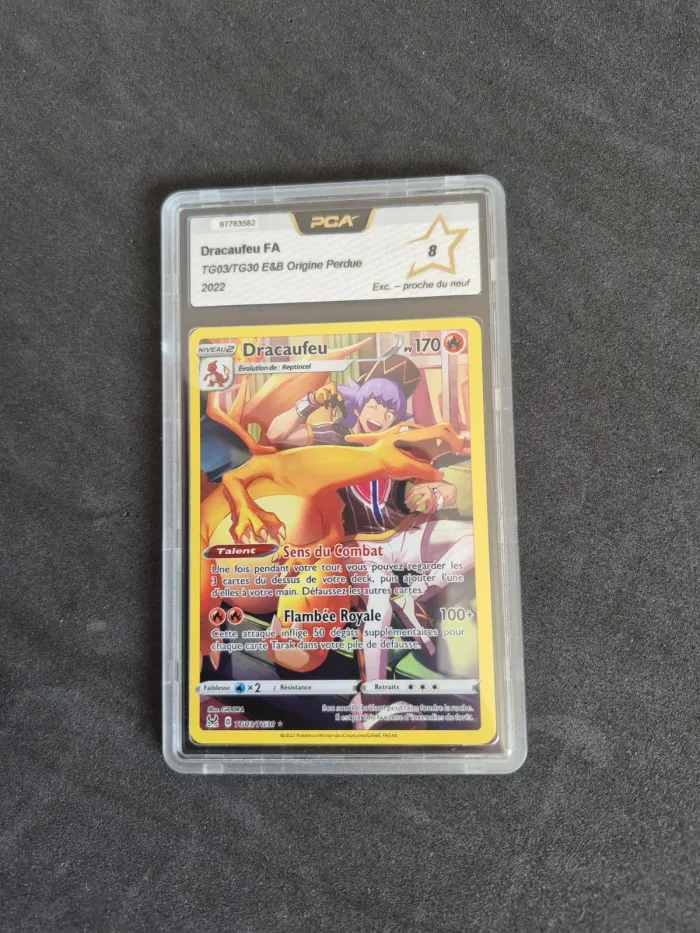 Carte Pokémon Dracaufeu TG03/TG30 EB11 Origine Perdue FR PCA 8