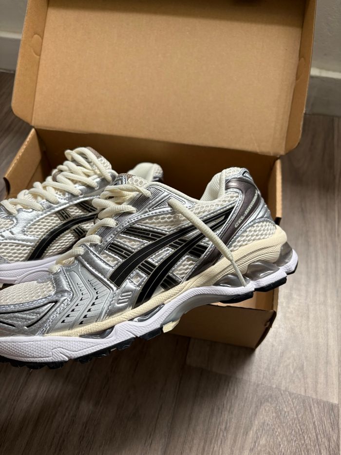 Asics kayano 14 white black cream - photo numéro 4