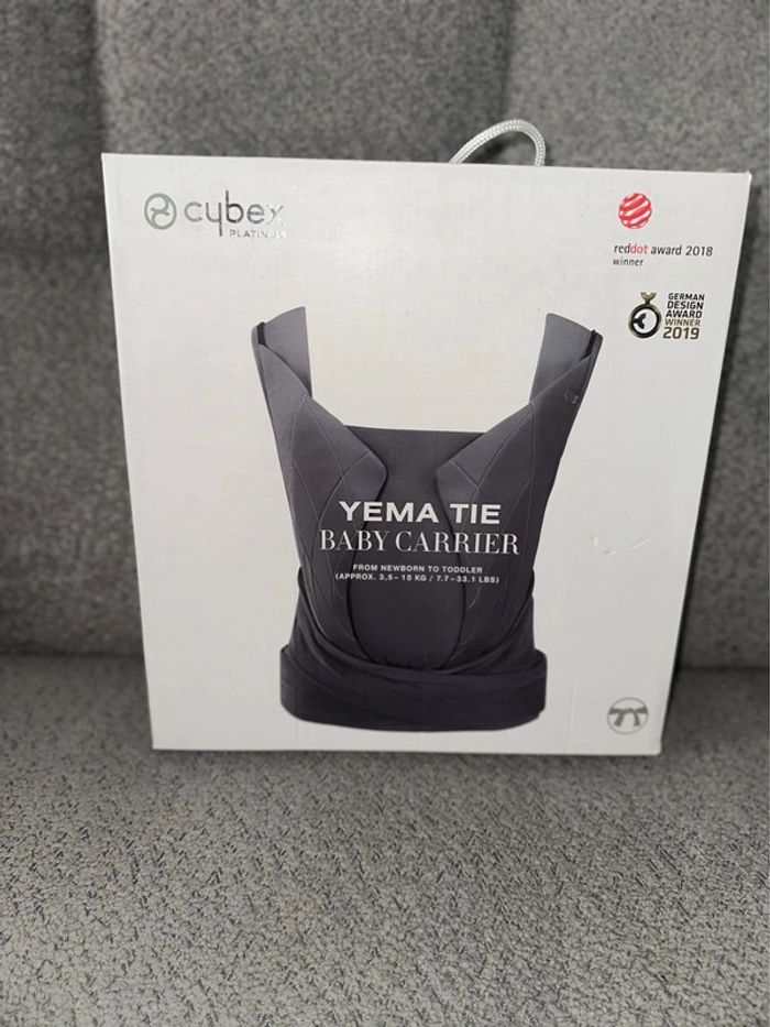 Porte bébé Cybex platinum Yema Tie Noir - photo numéro 2
