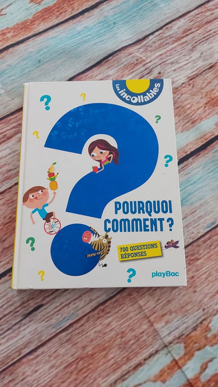 Livre pourquoi comment playbac