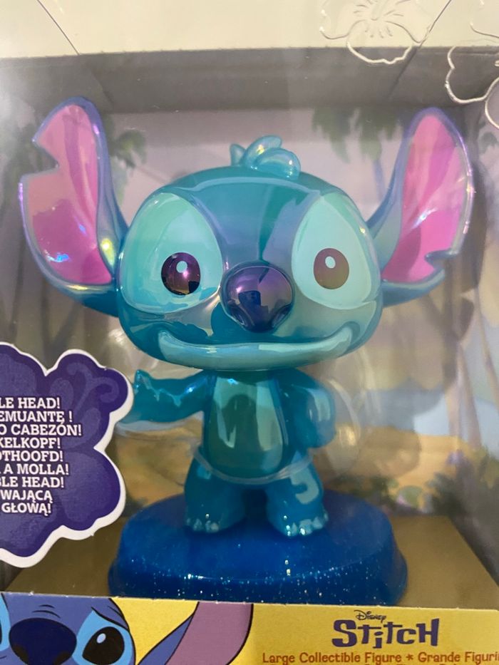 🩵 Figurine Stitch Disney – Grande figurine à tête oscillante (Bobble Head) 🩵 - photo numéro 2