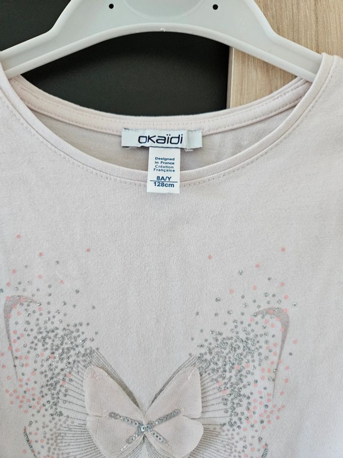 T-shirt fille 8 ans - photo numéro 3