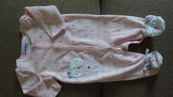 Pyjama velours coeurs