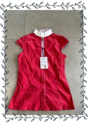Chemisier rose sans manches Anna Scarpati, neuf, taille S, valeur 120€