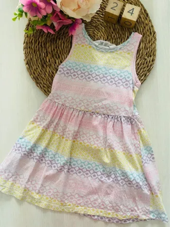 Robe multicolore