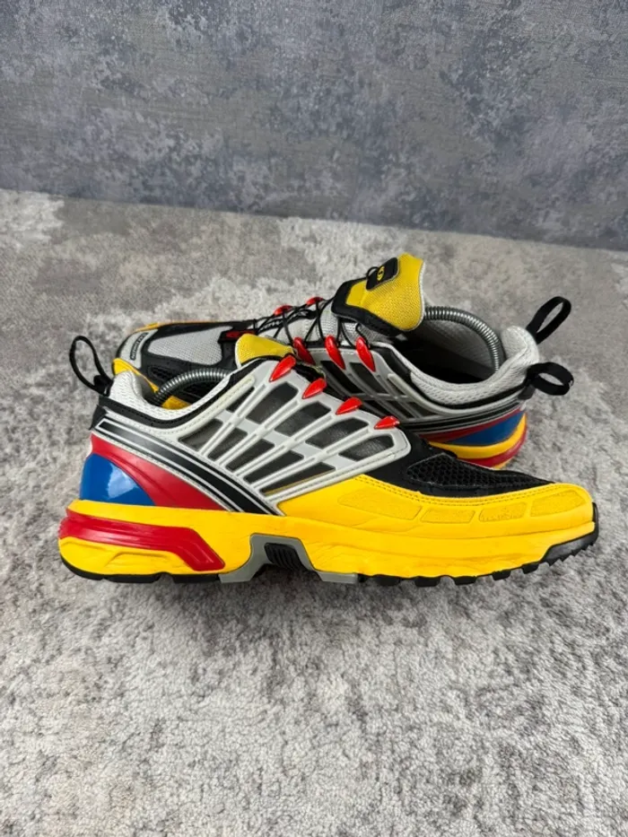Salomon ACS Pro - Black Lemon High Risk Red - Black & Yellow & Red - photo numéro 6