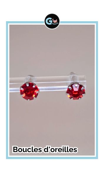 🦚Boucle d'oreilles