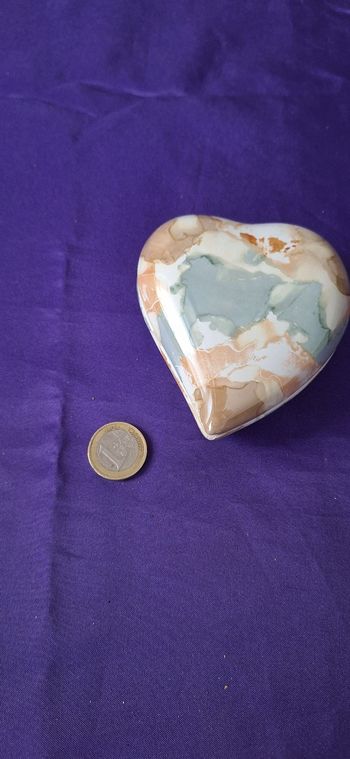 Boite a bijoux forme coeur 