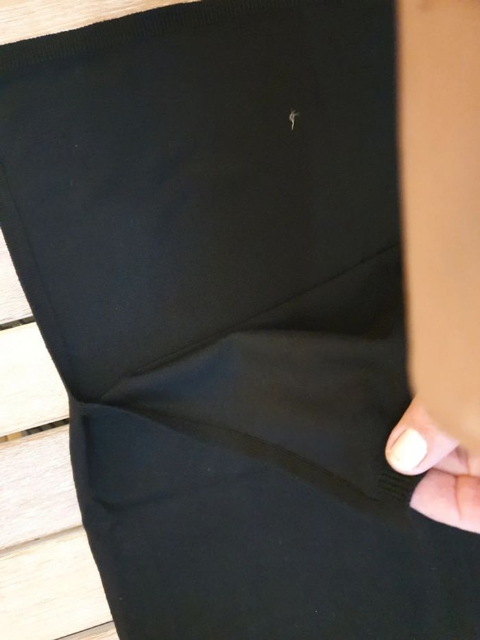 Magnifique jupe en laine noire Taille L Etam - photo numéro 2