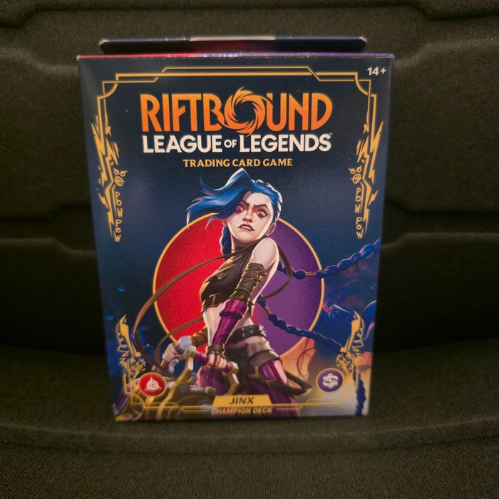 Riftbound League of Legends Jinx Champion Deck (1 Booster à l'intérieur)