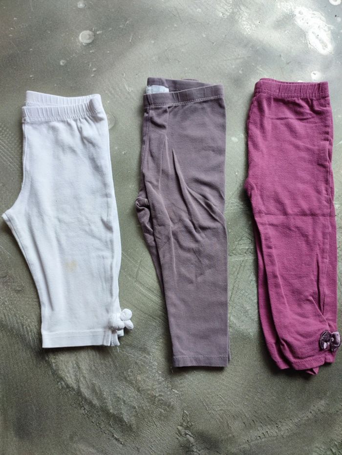 Lot de 3 leggings court 2 ans 23 mois