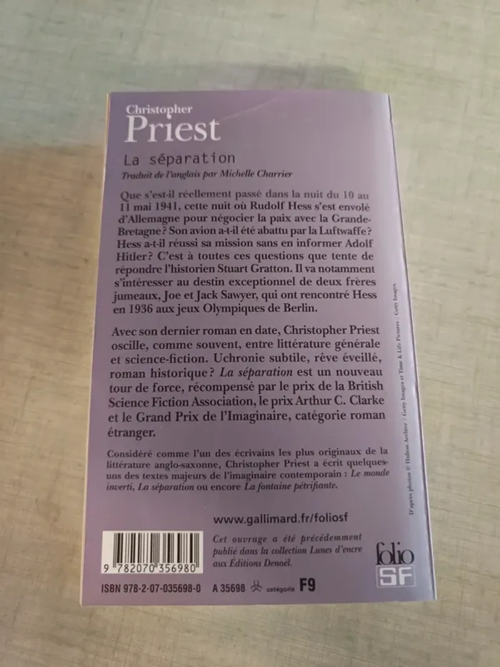 Livre la séparation - photo numéro 2