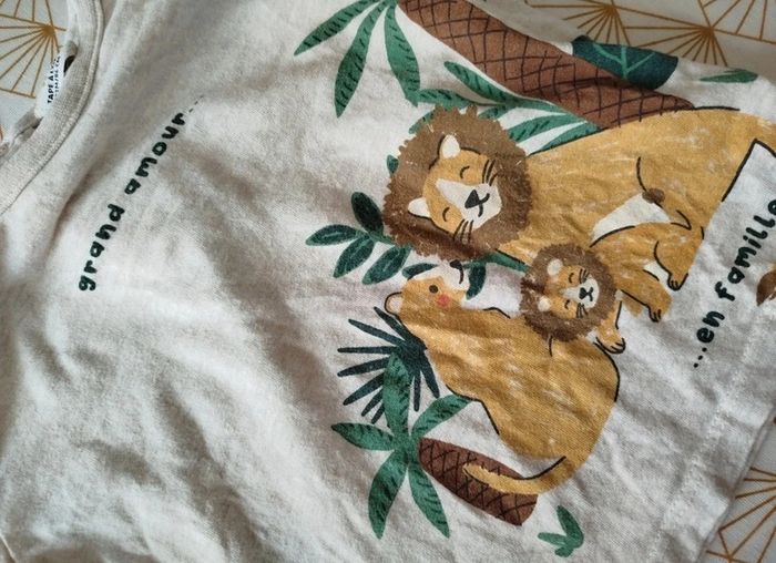 Tee shirt manche longue jungle tape a l oeil - photo numéro 2