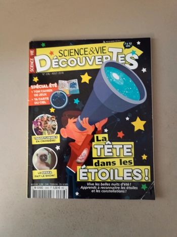 Science et Vie découverte de 7 à 12 ans août 2018