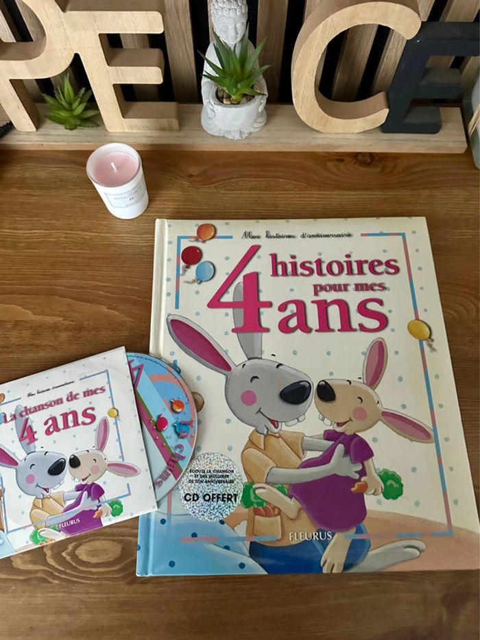 Livre + CD histoire pour les 4 ans