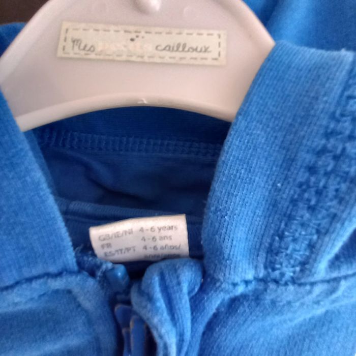 Gilet zippé France 4/6 ans - photo numéro 4