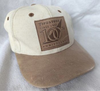 Casquette vintage Firestone 100 ans Anniversary since 1990 Collector automobile