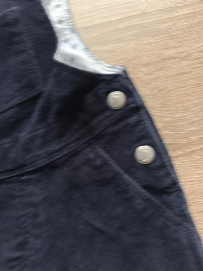 Salopette velours 12 mois petit bateau - photo numéro 3