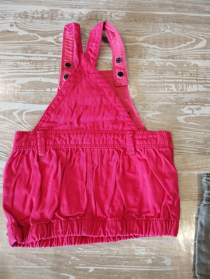 2 Jupes salopettes en jean 6 mois - photo numéro 5