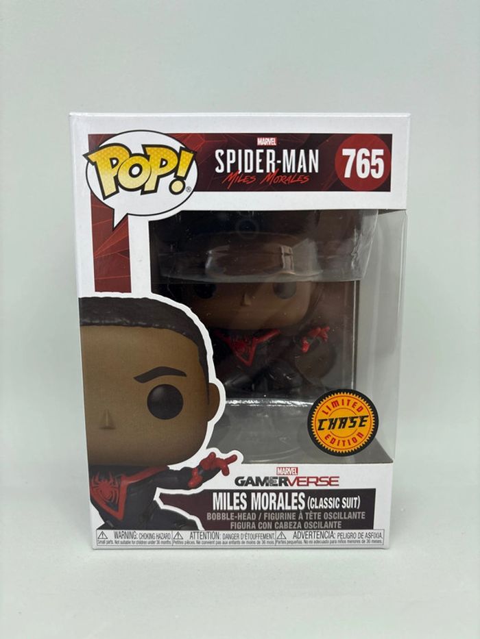 Funko pop marvel Disney Spider-Man miles chase morales classic suit 765