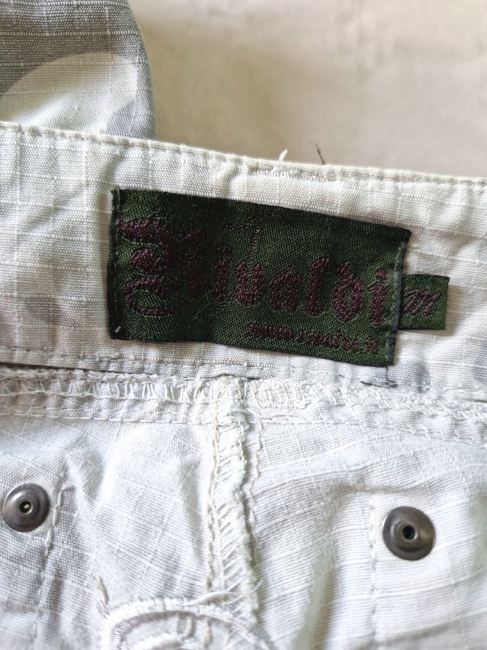 Pantalon cargo Y2k  , Rivaldi  , camouflage clair  , taille M - photo numéro 8
