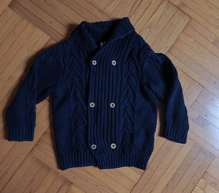gilet bleu marine chaud