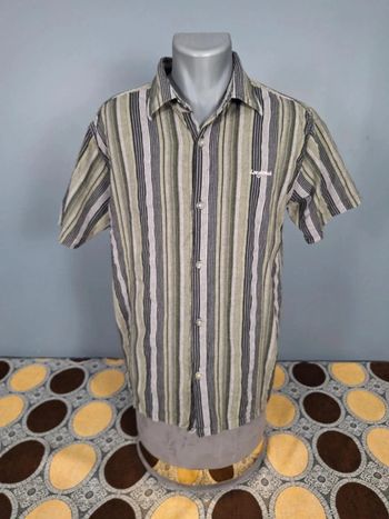 chemise manches courte longboard / homme taille XL / brodé (414)