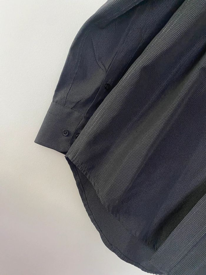 Chemise noir Armand Thierry Per l’Uomo taille 37 38 M - photo numéro 3