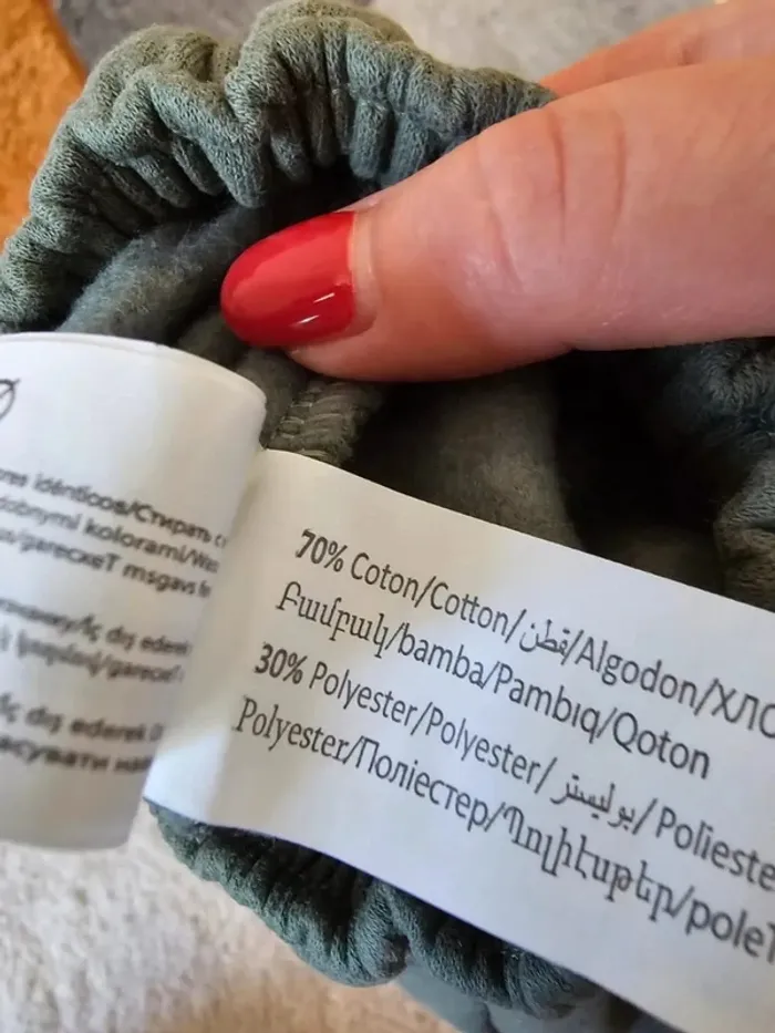 Pantalon de jogging bébé garçon taille 1 mois en fibres recyclées vert TAO - photo numéro 4